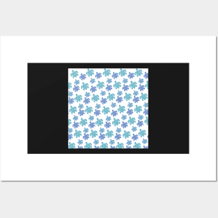 Turtles Pattern Posters and Art